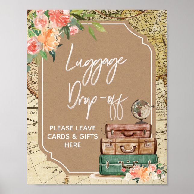 Love is an Adventure Bridal Shower Poster (Front)