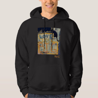 "Love Is BIG - Love Animals" by Mike Korn Hoodie