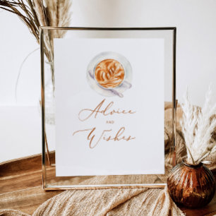 Love is brewing advice and wishes for Newlyweds Poster