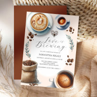 Love is Brewing Bridal Shower Coffee