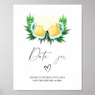 Love is brewing bridal shower Date night ideas Poster