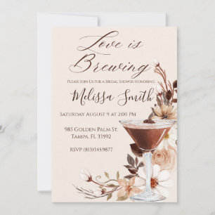 Love is Brewing Bridal Shower Invitation 