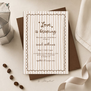 Love Is Brewing Bridal Shower Invitation