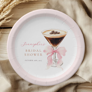 Love is Brewing Bridal Shower Paper Plate