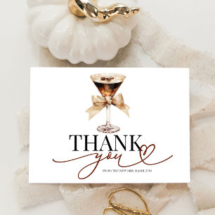 Love Is Brewing Bridal Shower Thank You Card