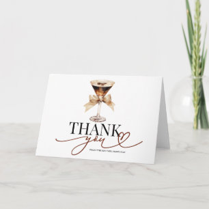 Love Is Brewing Bridal Shower Thank You Card