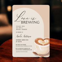 Love is Brewing Coffee Bridal Shower Cafe