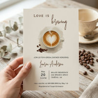 Love is brewing Coffee Bridal Shower In