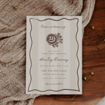 "Love is Brewing" Coffee Bridal Shower