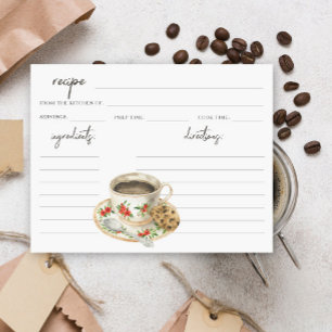 Love is brewing coffee bridal shower recipe