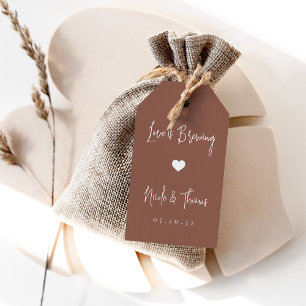 Love Is Brewing   Coffee or Tea Favour Tags