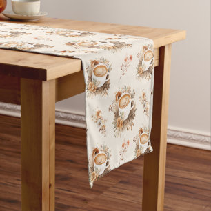 Love is Brewing Coffee Short Table Runner