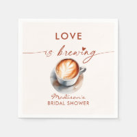 Love Is Brewing Coffee Themed Bridal Shower 