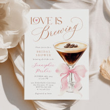 Love is Brewing Coquette Bridal Shower