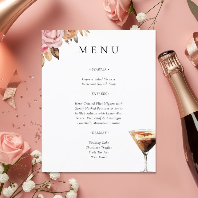 Love is Brewing Espresso Bridal Shower Menu (Creator Uploaded)