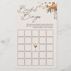 Love is Brewing Espresso Martini Bridal Bingo Game