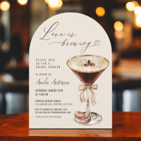 Love is Brewing Espresso Martini Bridal Shower