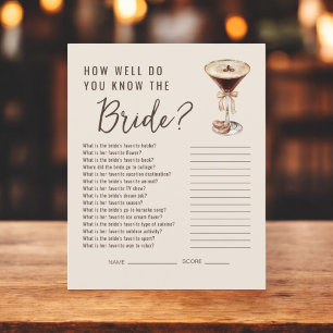 Love is Brewing How Well Do You know the Bride