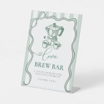 Love is Brewing Modern Coffee Bridal Shower
