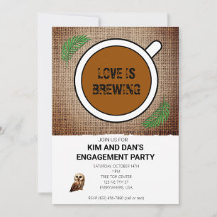 Love Is Brewing Party Invitation