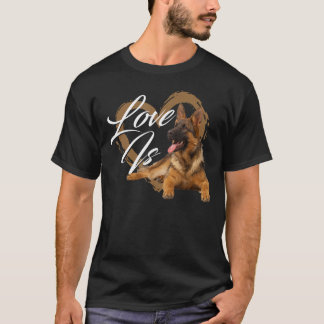 Love Is - Canine Lover Puppy Owner Pet Breeder Dog T-Shirt