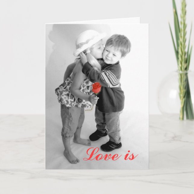 Love is card (Front)