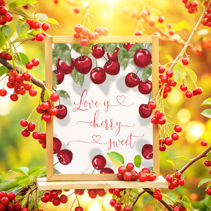Love is cherry sweet  poster