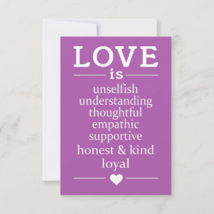 Love Is … custom invitations