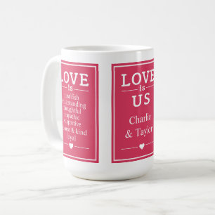 Love Is …custom names mugs