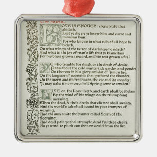 Love is enough, 1897 metal tree decoration