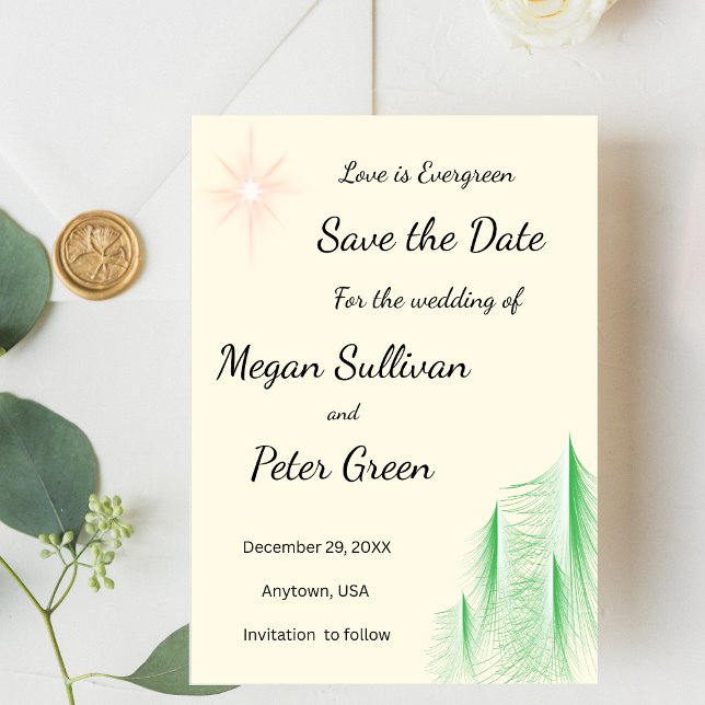 Love is Evergreen Save The Date (Creator Uploaded)