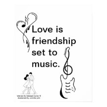 Love is friendship__Poster