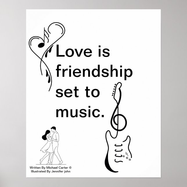 Love is friendship__Poster Poster (Front)