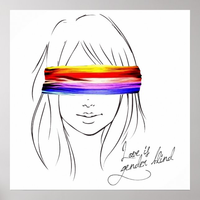 Love Is Gender Blind Poster (Front)