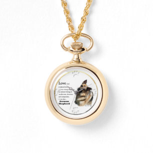 Love Is German Shepherd Gifts Watch