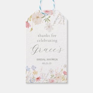 Love Is In Bloom Bridal Shower favour tags
