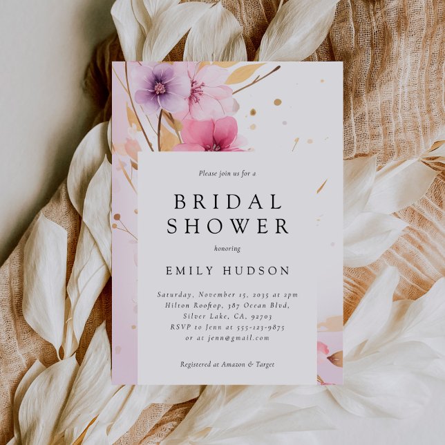 Love is in Bloom Bridal Shower Invitation (Creator Uploaded)