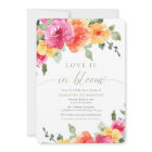 Love is in bloom colourful spring bridal shower