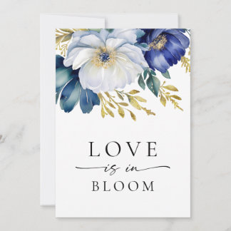 Love is in Bloom Floral Bridal Shower Invitation 