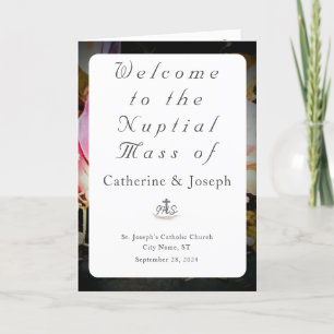 Love is in Bloom Nuptial Mass with Photo  Program