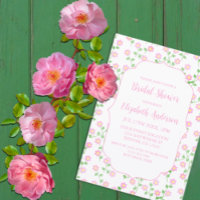Love Is In Bloom Pink Floral Bridal Shower