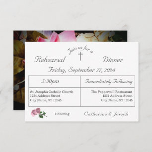 Love is in Bloom Rehearsal Dinner Invitation