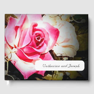 Love is in Bloom Rose/Photo Wedding Guest Book