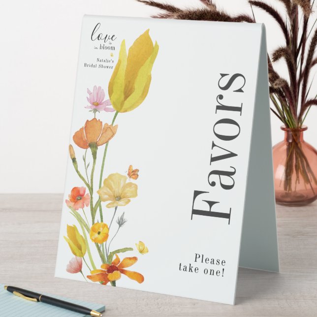 Love is in Bloom Spring Bridal Shower Favours (In SItu (Table))