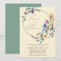 Love is in Bloom Spring Flowers Bridal Shower