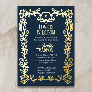 Love is in Bloom Vintage Floral Bridal Shower