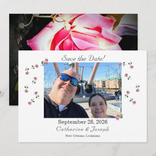 Love is in Bloom Wedding Save The Date