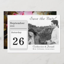 Love is in Bloom Wedding Save The Date