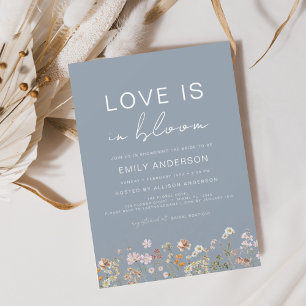 Love is in Bloom Wildflower Bridal Shower Invitation