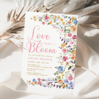 Love is in Bloom Wildflower Garden Bridal Shower